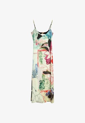 Desigual, PRINTED STRAPPY DRESS - Vestito lungo - black