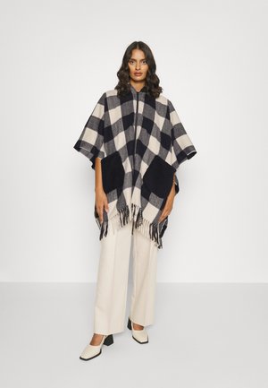 PONCHO FLUOR ARENAL ZIPPER - Pončo - black