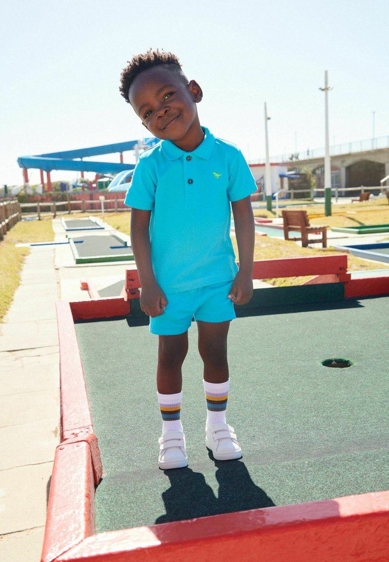 Next SHORT SLEEVES SET STANDARD - Træningsbukser - turquoise blue