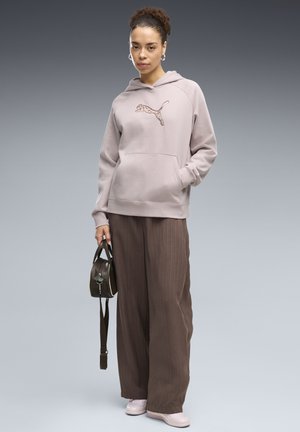 Puma, ESS SEQUINS STANDARD HOODIE FL - Hoodie - misty pink