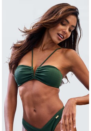 Copenhagen Studios, BANDEAU - Bikini pezzo sopra - dark green