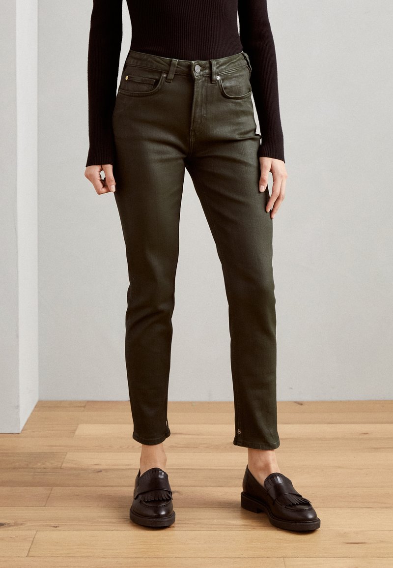 Scotch & Soda HIGH FIVE COATED COLOURS - Slim fit jeans - dark green