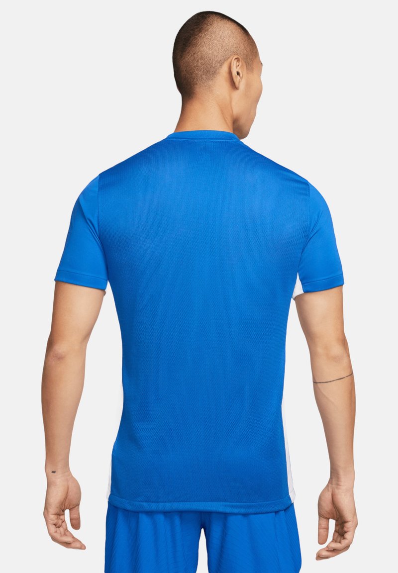 Nike Performance TEAMSPORT CHALLENGE - Triko s potiskem - blauweissweiss