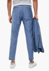s.Oliver BLACK LABEL Kalhoty - blue