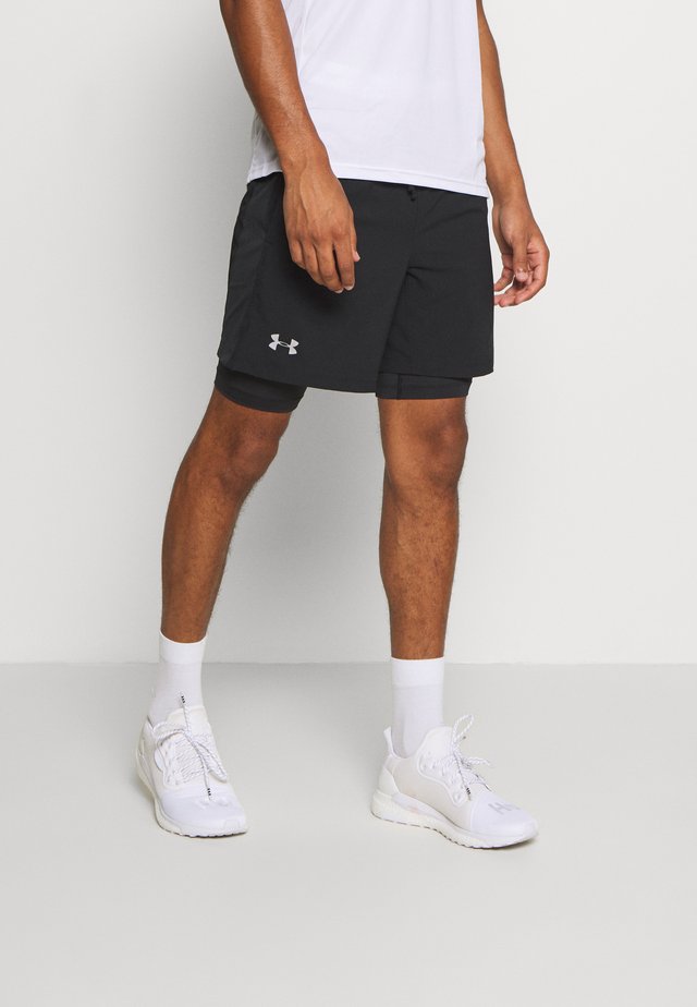 LAUNCH 2-IN-1 SHORT - Short de sport - black