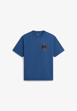 Vans, BLOTCHED CIRCLE. - T-shirts print - navy