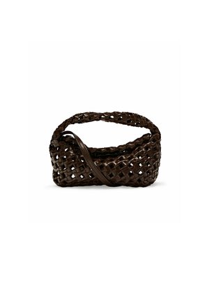 BRAIDED - Handtasche - dark brown