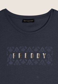 Freddy CON GRAFICA FLOREALE - Camiseta estampada - blu navy
