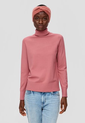 s.Oliver ROLLKRAGEN - Pullover - papaya
