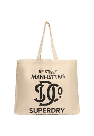 Bolso shopping - natural brown black