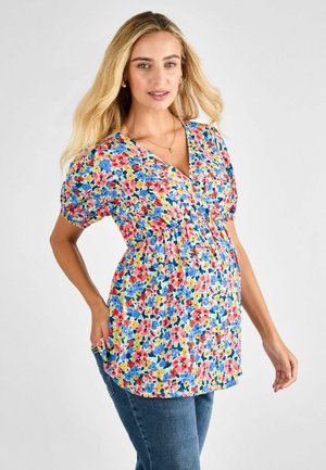MATERNITY FIT - FLORAL V-NECK  - Camicetta - multi