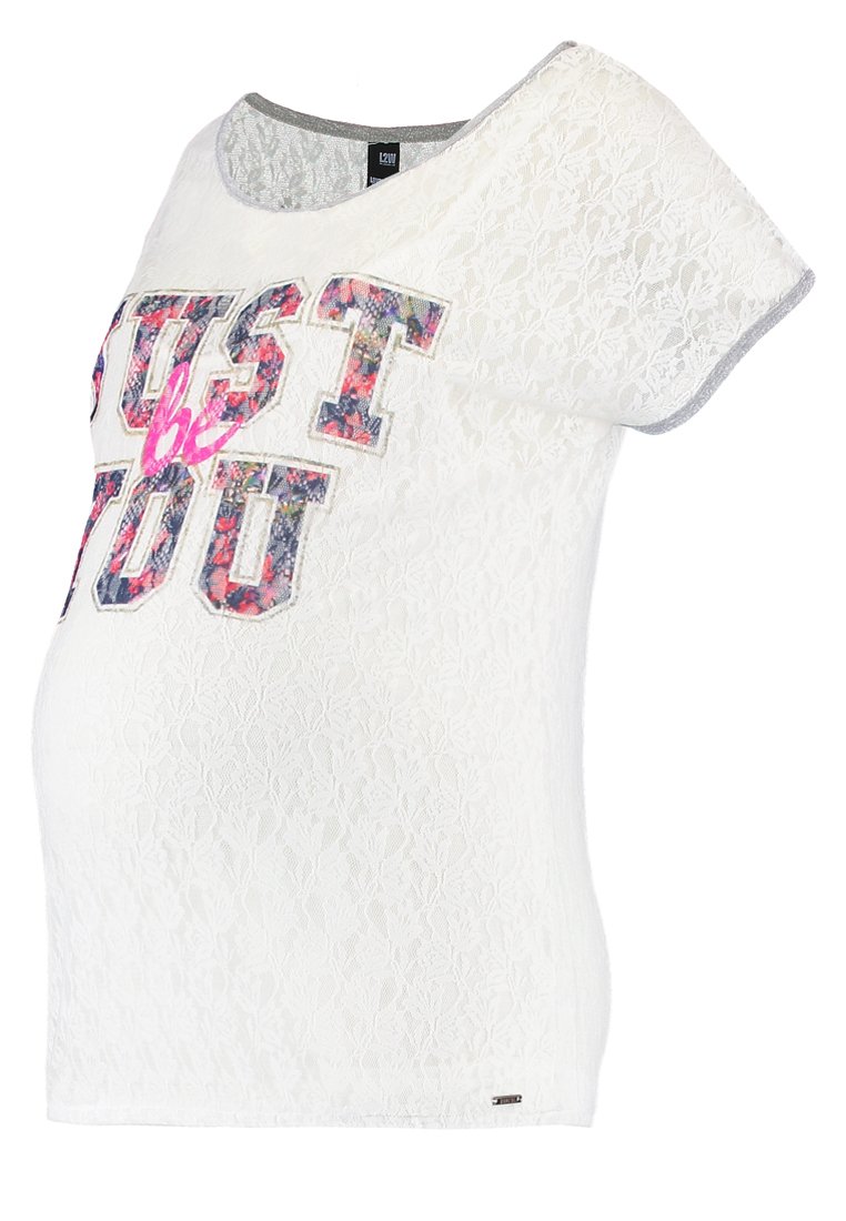 love2wait T-shirt print wit