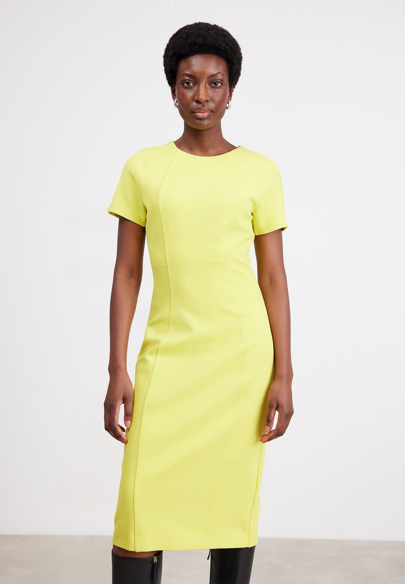 BOSS DUKEVA - Šaty do práce - medium yellow