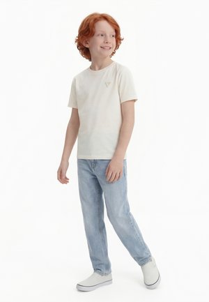 Guess JUNIOR SS - Navadna majica - salt white