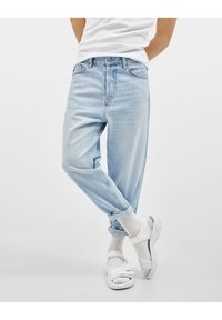 Bershka Jeans relaxed fit - dark blue