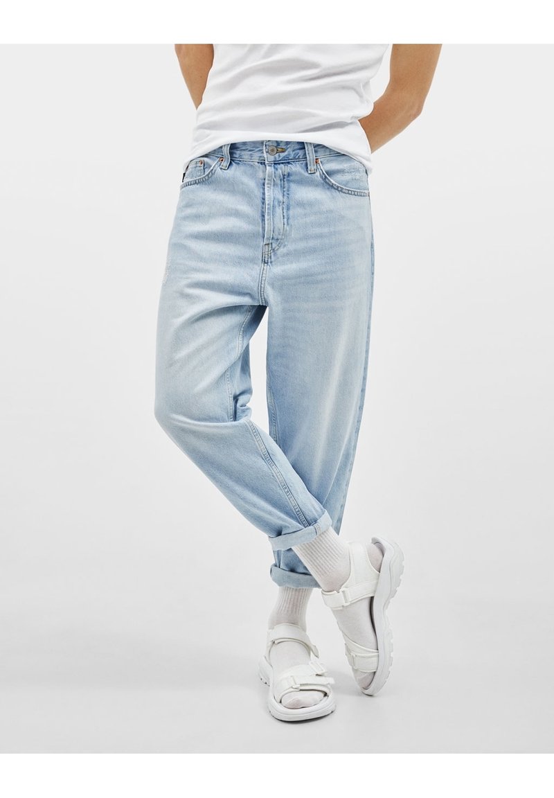 Bershka Jeans relaxed fit - dark blue