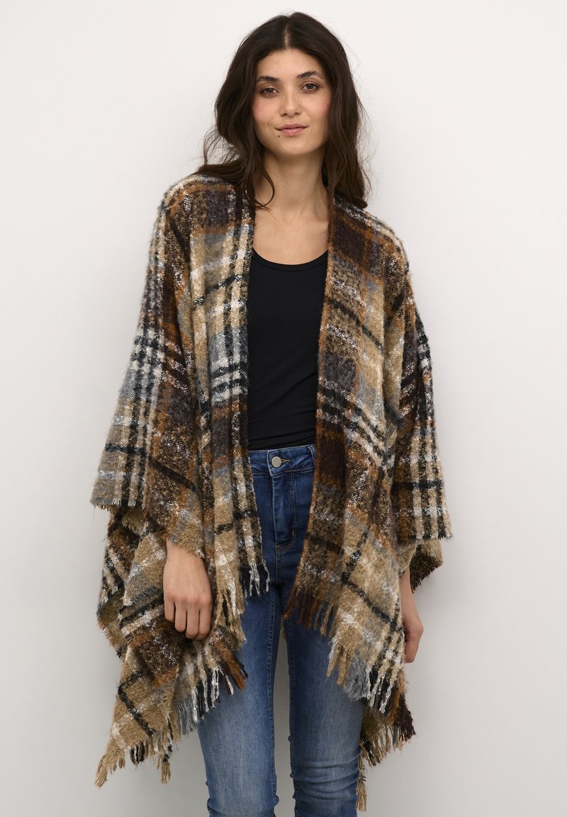 Cream CRTIKA - Cape - earth brown check