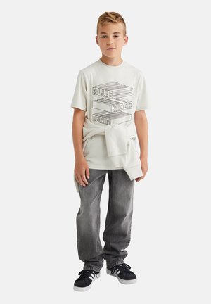 WE Fashion BLUE RIDGE - T-Shirt print - beige