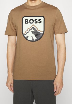 T-Shirt print - beige