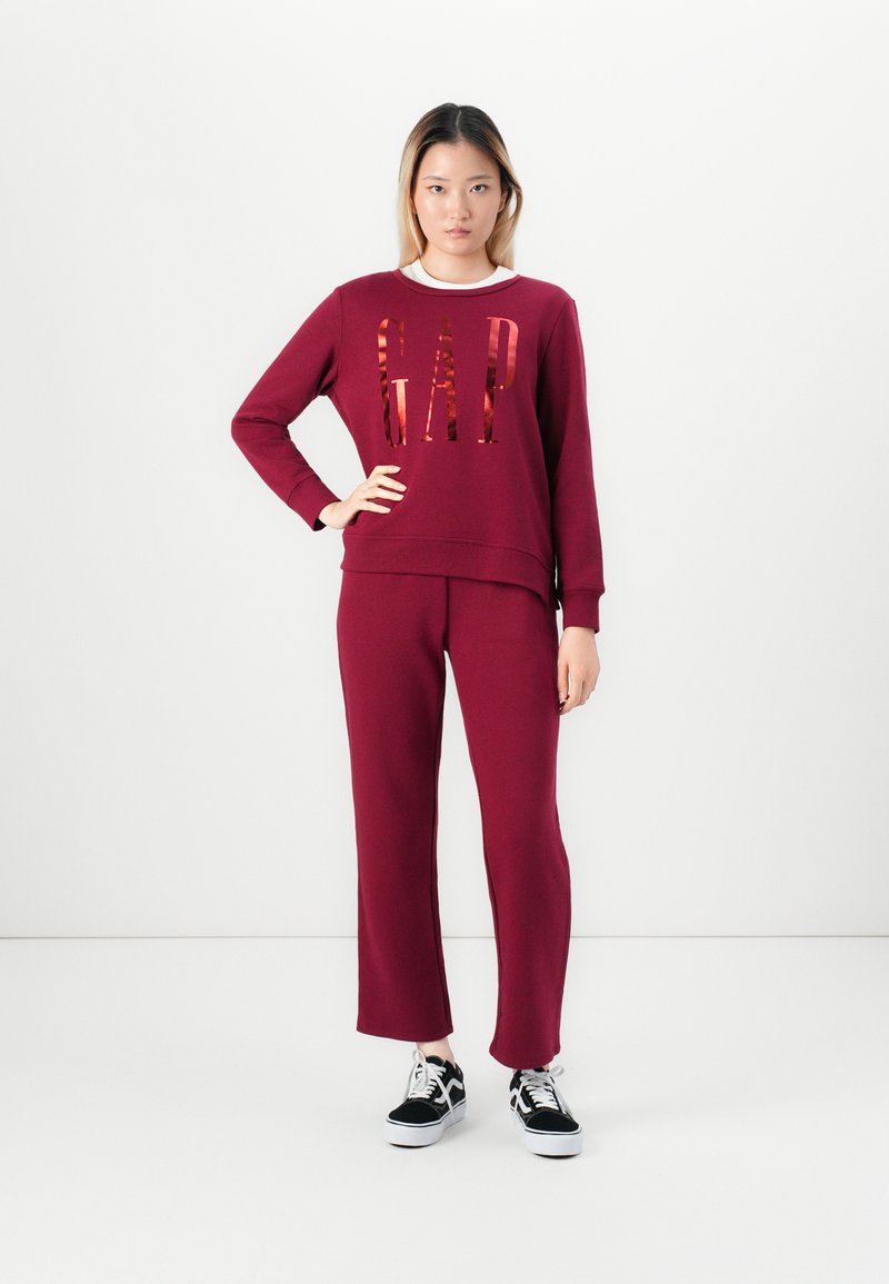 GAP LOGO DOORBUSTER CREW - Mikina - red delicious