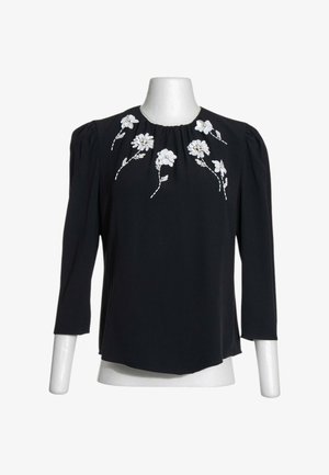 Prada, LACE BLOUSE BLACK - Blouse - black