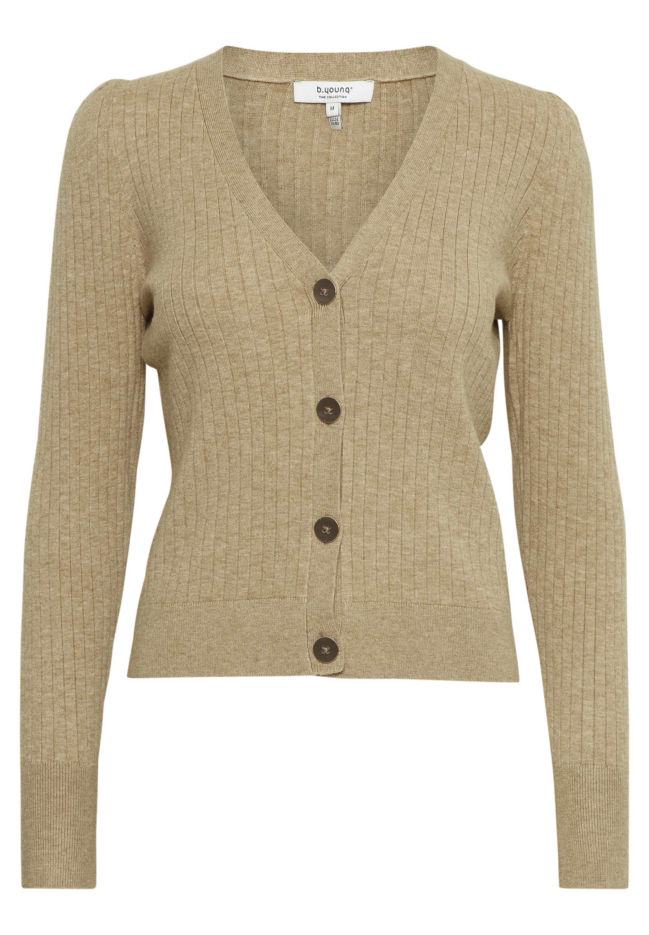 売れ筋商品|||ビーヤング ニット&セーター レディース アウター BYNAKTA - Cardigan - tannin melange b.young by Zalando BYNAKTA - Cardigan - tannin melange/beige