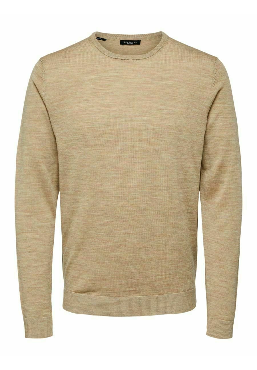 Selected Homme SLHTOWER Strickpullover kelp/beige