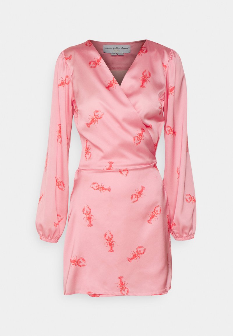 Never Fully Dressed LOBSTER MINI WRAP DRESS Rochie cocktail/Rochie