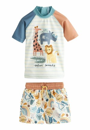 SUNSAFE SET - REGULAR FIT - Tepláky - neutral safari
