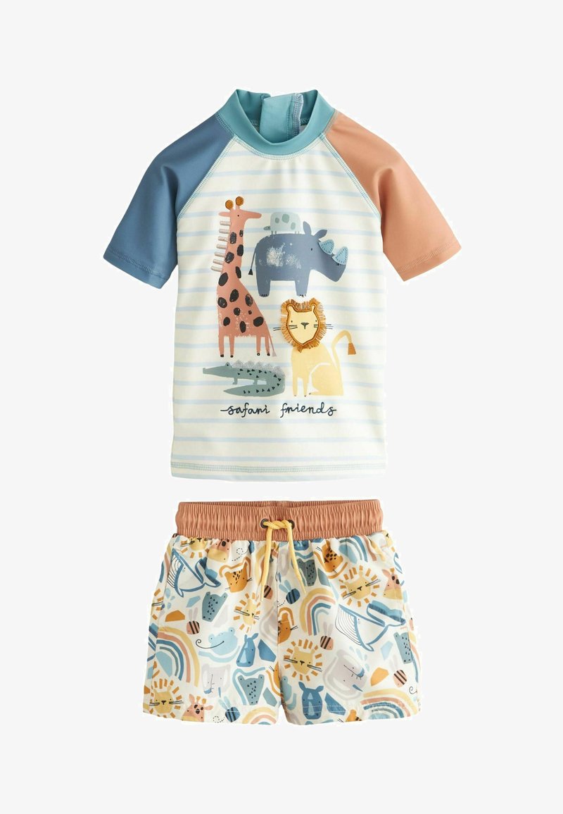 Next SUNSAFE SET - REGULAR FIT - Teplákové kalhoty - neutral safari