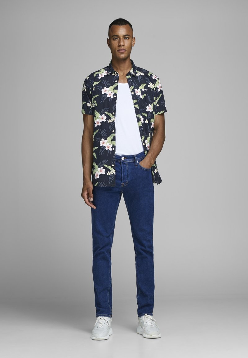 jack & jones Overhemd donkerblauw jack & jones Overhemd donkerblauw