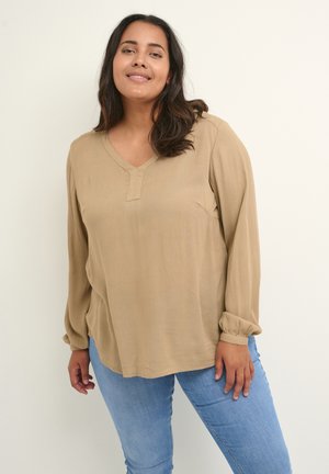 Kaffe Curve AMI - Blouse - petrified oak