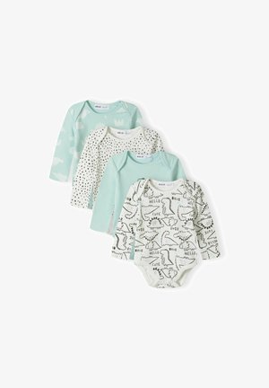 4 PACK - Glaustinukė - green off white