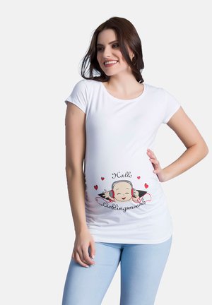 T-Shirt print - weiß