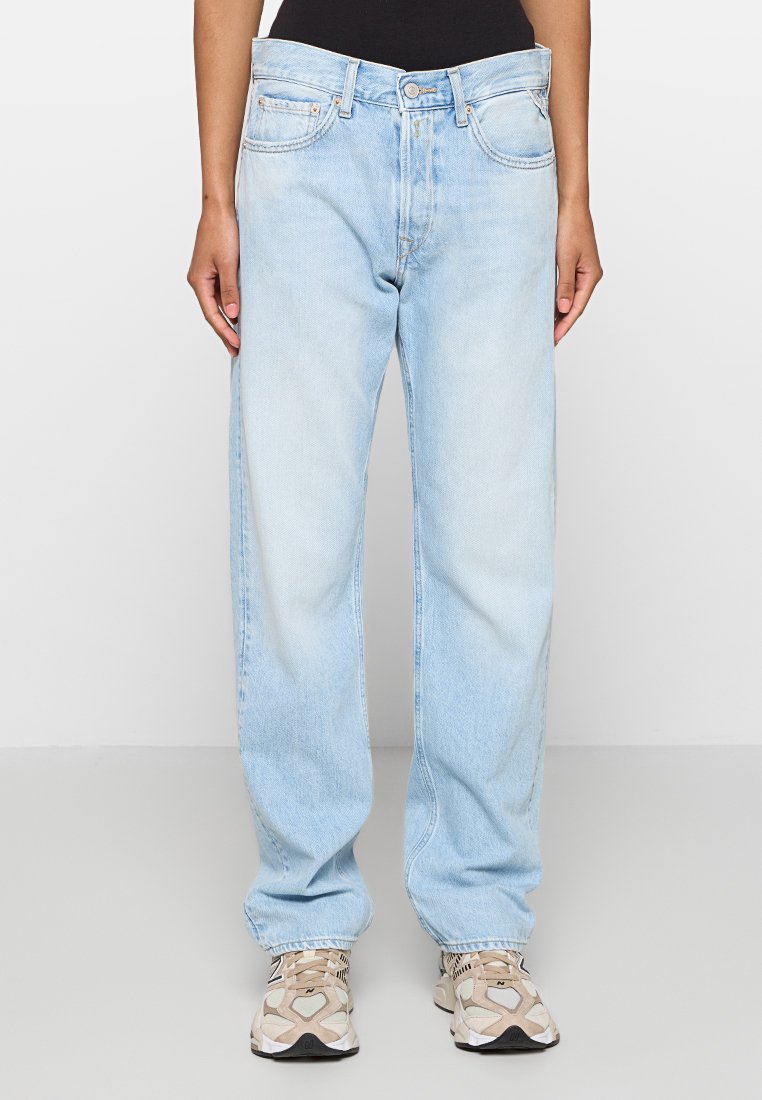 Replay Relaxed fit jeans lichtblauw