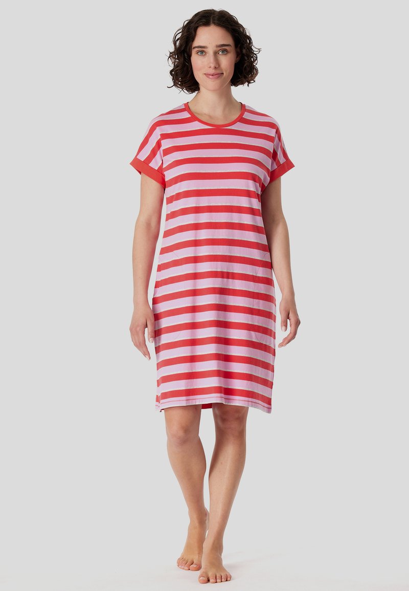 Schiesser MIT TASCHEN 1/2 ARM - Camicia da notte - rot