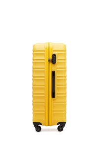 WITTCHEN LARGE SUITCASE WITH LUGGAGE TAG FROM ABS - Valise à roulettes - yellow