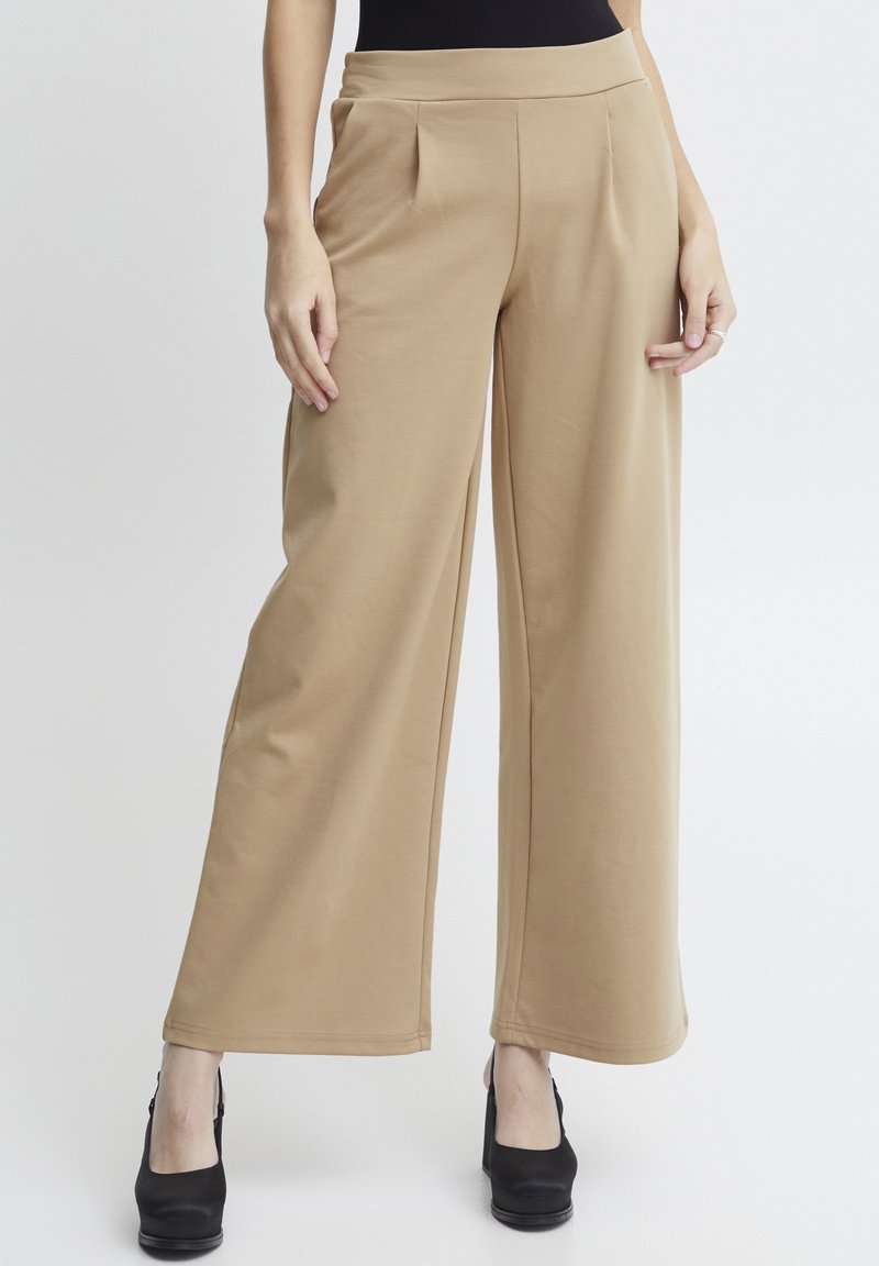 Red button GISELLE - Broek - off white/crème