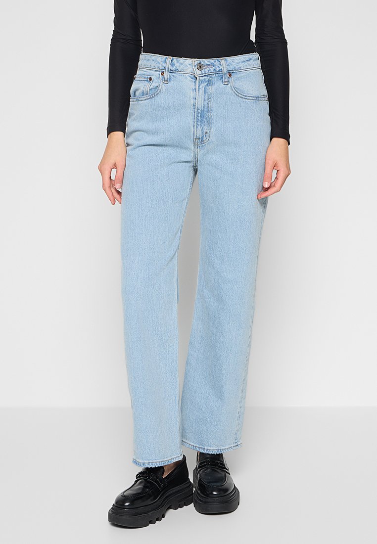 Abercrombie & Fitch Straight leg jeans lichtblauw Abercrombie & Fitch Straight leg jeans lichtblauw
