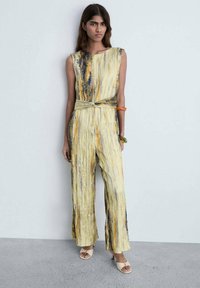 Mango Overal - light yellow