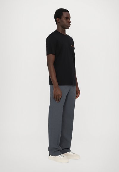 MCM ZIP INTERLOCK  - T-shirts basic - black