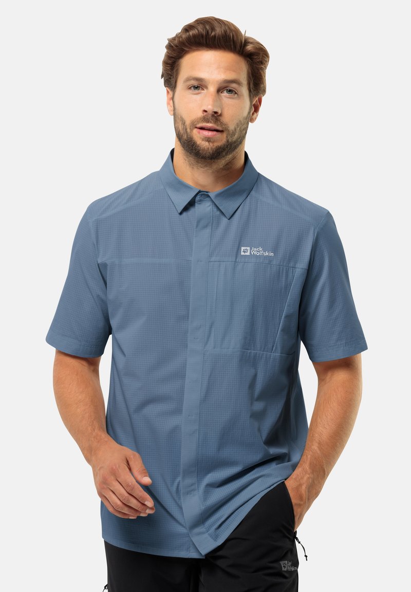 Jack Wolfskin VANDRA S/S - Camicia - blue