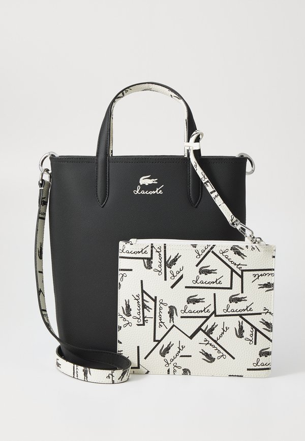 VERTICAL - Handbag - signature noir farine3