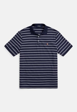 CUSTOM SLIM FIT SOFT COTTON POLO SHIRT - Πόλο - refined navy/white