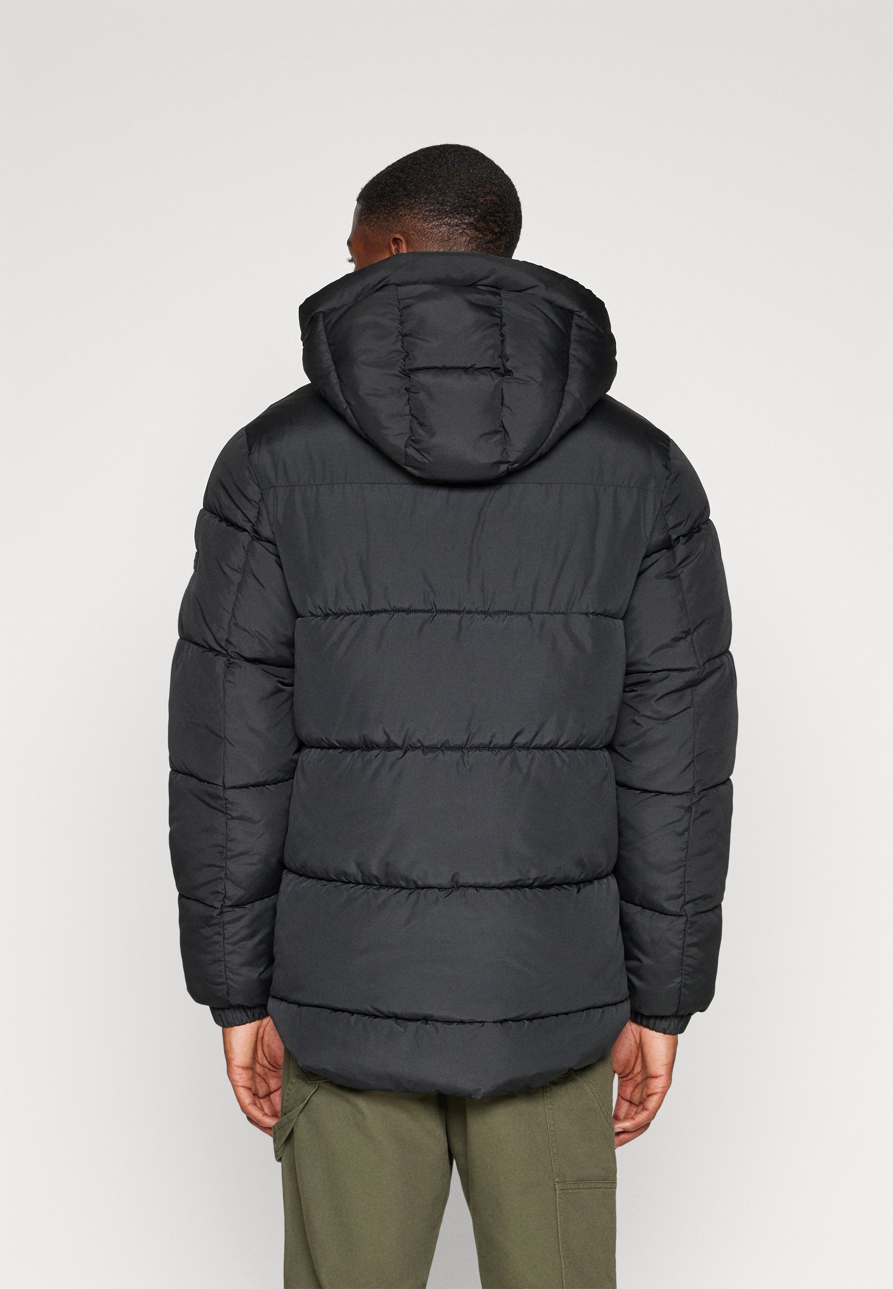 TOM TAILOR DENIM Wintermantel - black/schwarz - Zalando