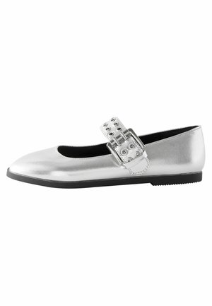 MARY JANE - Ballerinaskor med remmar - silver metallic