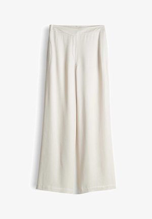 someday., WIDE LEG SATIN - Pantaloni - natural glaze