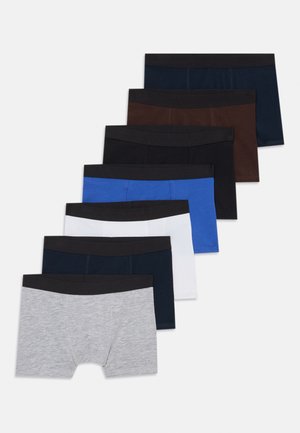 BOYS BRIEFS 7 PACK - Shorty - white/mottled dark grey/light blue