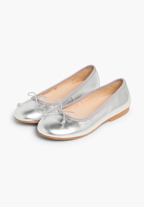 NIÑA PIEL MANOLETINAS  – Klassischer Ballerina – plata