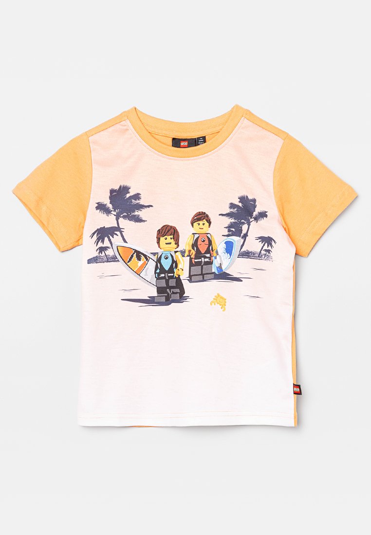 LEGO® kidswear T-shirt print oranje